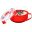 Sistema Microwave Collection Breakfast Bowl, Red, 28.7oz./850ml 2