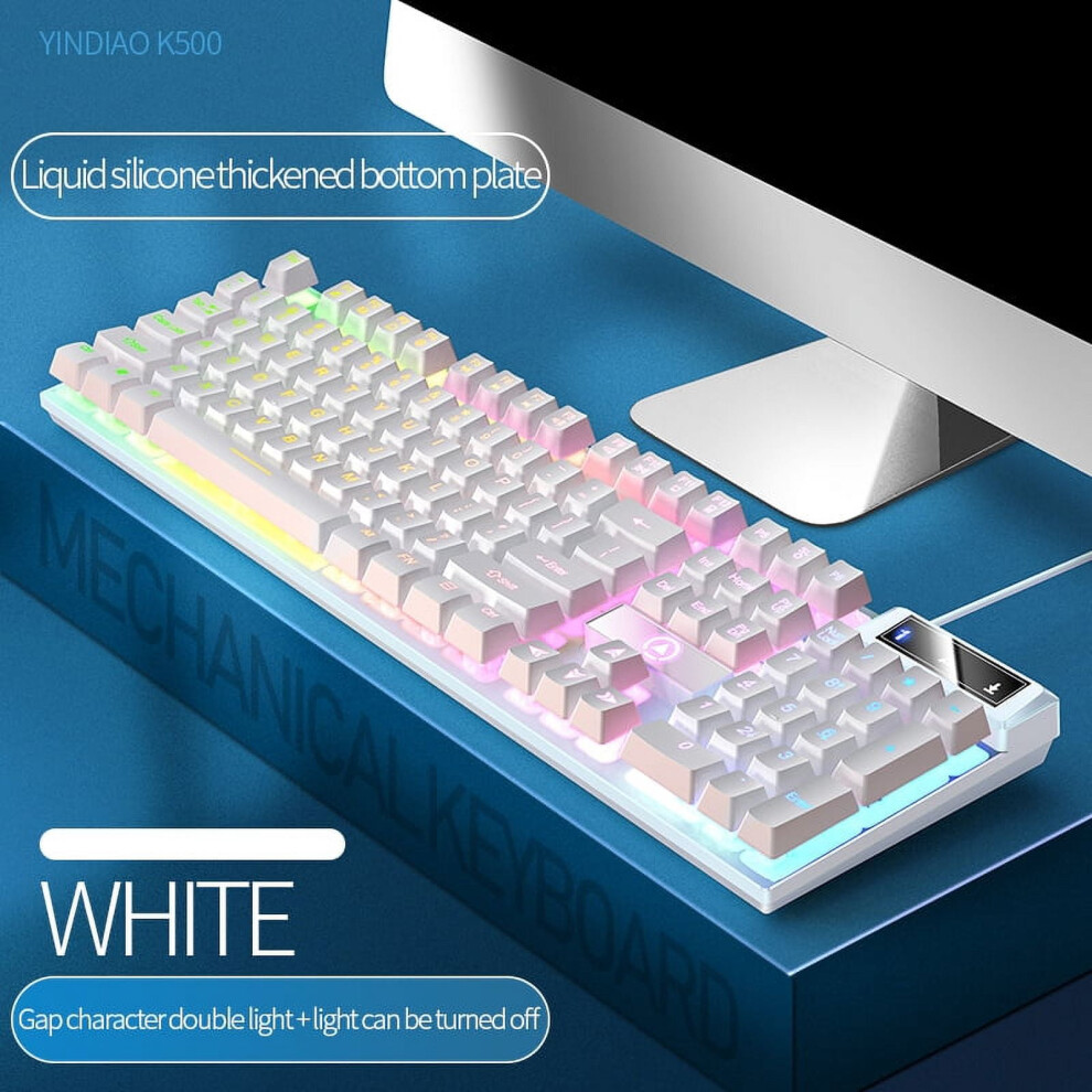 Keyboard Gaming Wired Laptop Desktops Pc Computer Office Accessories Low Profile Gamer Keyboards With Numpad 9173940190320