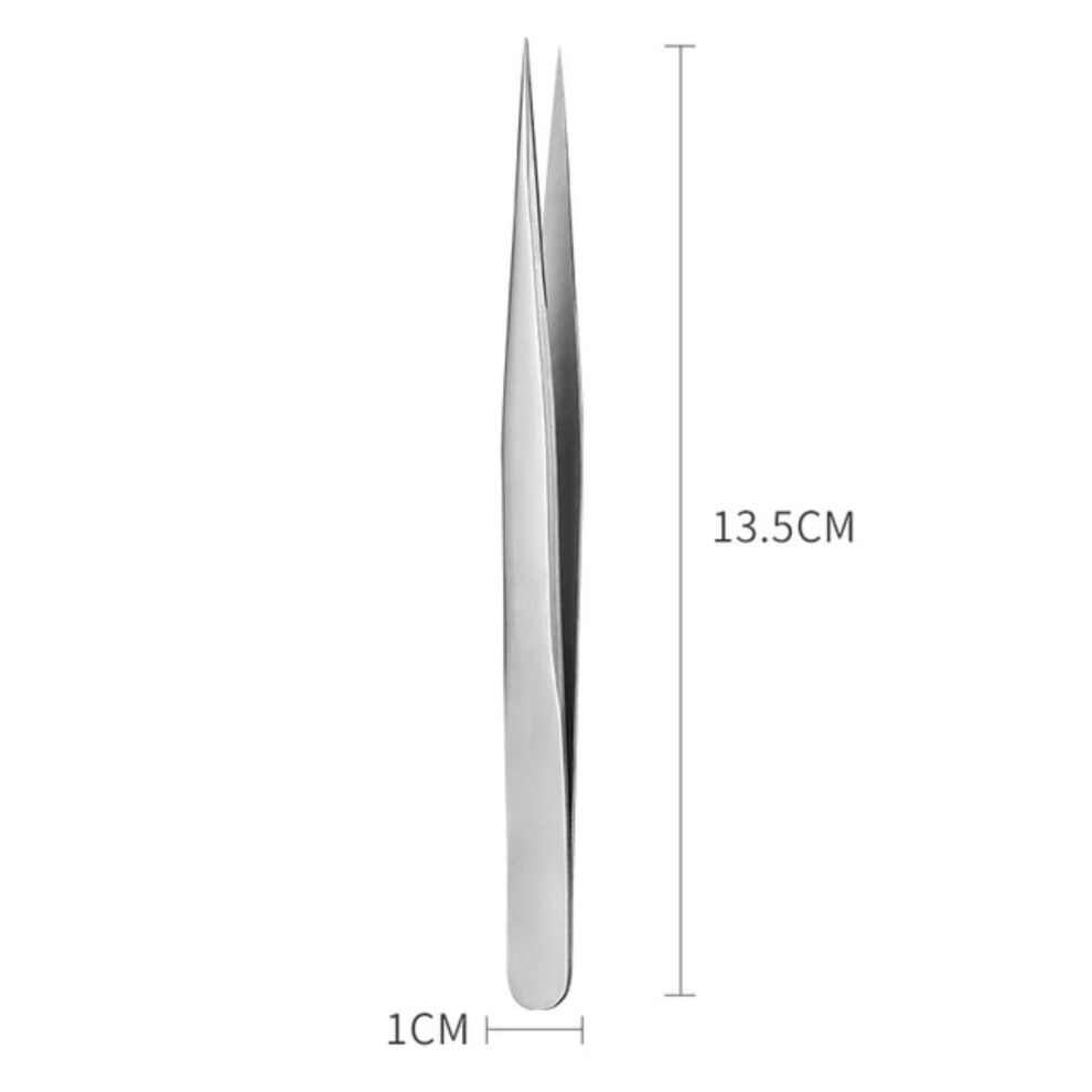 DEKAXID Rainbow Eyelashes Tweezers Anti-static Eyelash Extension Tweezer Fan Lash Eyebrow Tweezers Curved Straight Excellent Closure