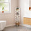 Dripex Dripex White Corner Shelf, Free Standing Shelf, Floor Storage Unit for 6