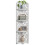 Dripex Dripex White Corner Shelf, Free Standing Shelf, Floor Storage Unit for 8