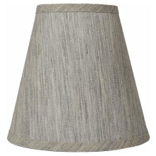 Abat-jour Empire en lin Urbanest, 12,7 x 22,9 x 21,6 cm, couleur orage.