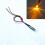 Lot de 10 LED pré-câblées orange 5 mm x 5 mm 1