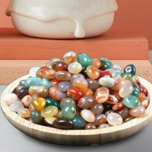 Cheers US Decorative Irregular Multicolor Stone Loose Bead, 5-8 mm