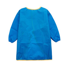 Grembiule artistico per bambini 6-7 anni, blu - Grembiule a maniche lunghe per dipingere, disegnare, cucinare, preparare dolci, creare oggetti