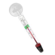 New Glass Meter Aquarium Fish Tank Water Temperature Thermometer Suction Cup 1ml Home Essentials