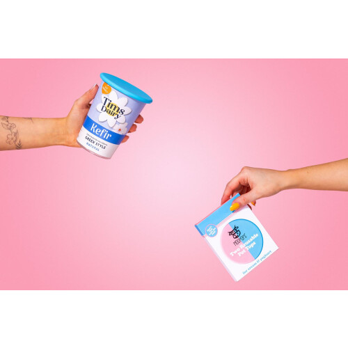 MOOPOPS Large Reusable Silicone Yoghurt & Cream Pot Lids - 2 Pack | 2