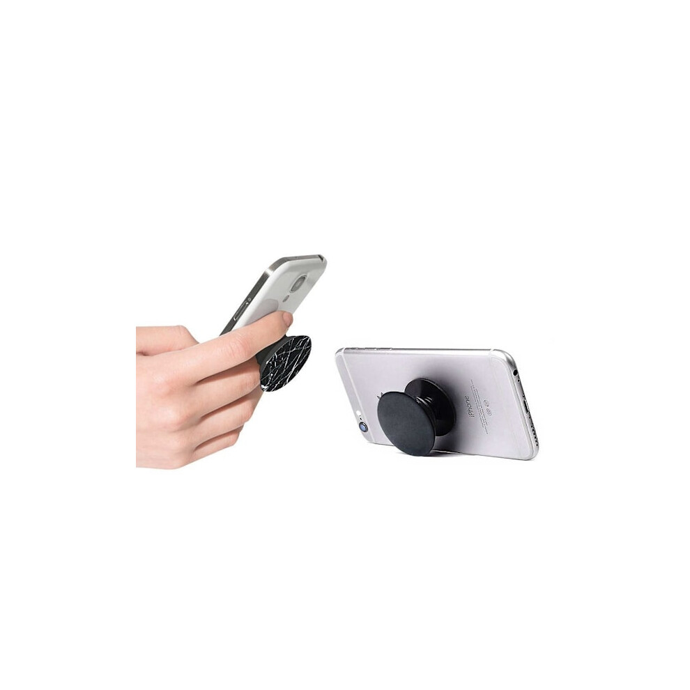 Stable Smartphone Finger Holder For Versatile Use In Black 9173940192812