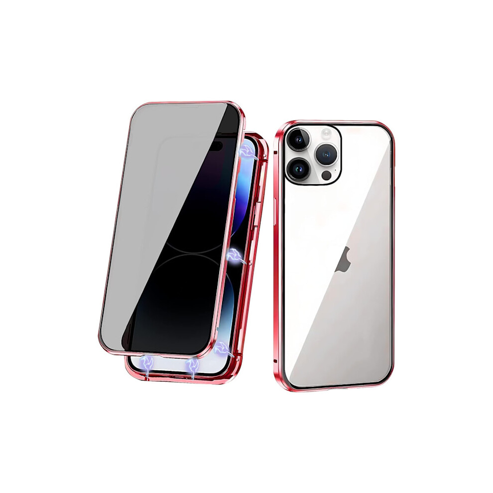 Privacy Double Magnetic Case Compatible With Iphone 13 Red 9173940192805