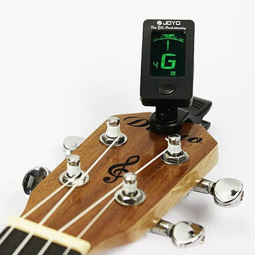 Windfall Kromatisk Clip-On Digital Tuner til Akustisk Elguitar, Bas, Violin, Ukulele