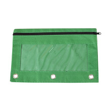 Tahtuvzn Back to College Clearance! Three-hole Oxford Cloth Pencil Case Dan Layer Mesh Large Capacity Black Zipper, Home Gift