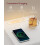 VASAGLE VASAGLE Slim Bedside Table with Charging Station and LED Light, Narrow 5