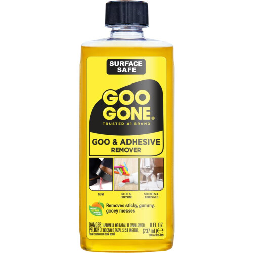 Goo Gone Mac-GG12 Original Surface Safe Liquid Remover, Yellow