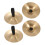 Durable Solid Copper Finger Cymbals Set for Belly Dance Performance with Clear Bright Sound 1