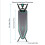 Minky Minky Ergo Mint Prozone Ironing Board, Black, 122 x 38cm [Amazon 3