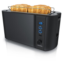 Arendo Frukost 4 slice long slot toaster, Double wall housing, with