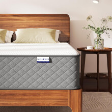 MOLPHIT 10 Inch Double Mattress, 7-Zone Hybrid Double Bed Mattresses,
