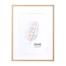 KAIWIN 30x40 cm Picture Frame Oak 1 set, Wooden Poster Frame suitable