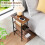 AMHANCIBLE Slim Bedside Table with Charging Station, Narrow Side Table 5