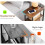 AMHANCIBLE Slim Bedside Table with Charging Station, Narrow Side Table 7