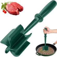 Mince Masher, Ground Beef Meat Masher with 5-Blade Head, Versatile