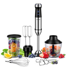 SHARDOR Hand Blender,6 In 1 Hand Blenders For Kitchen,power 1200w,20-Speed & Turbo Stick Blender,Scratch Resistant Hand Whisk Electric With Dough Hoo