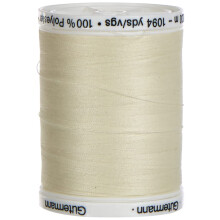 Gutermann Sew All Polyester Thread, 1000Mtr, Ivory (0001),5.5 x 4 x 4