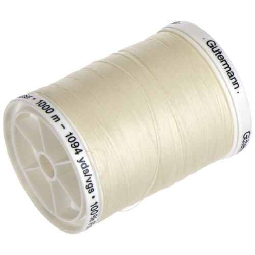 Gütermann Gutermann Sew All Polyester Thread, 1000Mtr, Ivory (0001),5.5 x 4 x 4 2