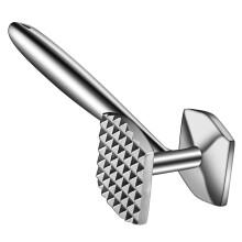 Aliglow Meat Tenderizer 304 Stainless Steel Meat Hammer/Mallet Tool/Pounder for Tenderizing and Pounding Steak, Beef and Poultry. Solid Metal Constru