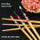 5 Pairs Natural Reusable Bamboo Chopsticks with Fortune Cat Pattern, 4