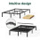 Zinus Elias Double Bed Frame with Storage Space Underneath - 4ft6 (135 4