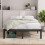 Zinus Elias Double Bed Frame with Storage Space Underneath - 4ft6 (135 8