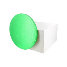 Culpitt Green Board & Box Set | 10" | White Cake Box & Drum, Transport