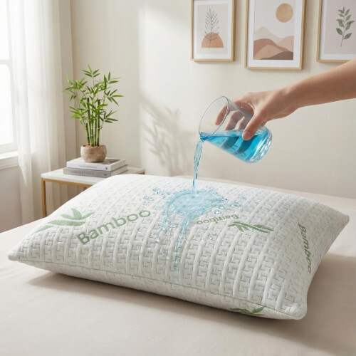 IMFAA Bamboo Pillow Protector - Soft and Comfortable Microfiber 2