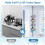 PKBD 4-Tier Rustproof Telescopic Corner Shower Caddy, Height 2