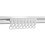 Curtain Glider Hooks White Plastic Curtain Hook, Pack of 50 2