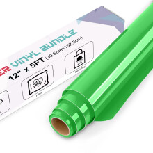 IModeur Green Heat Transfer Vinyl — 30.5 x 152.5 cm(12'' x 5 Ft) Iron