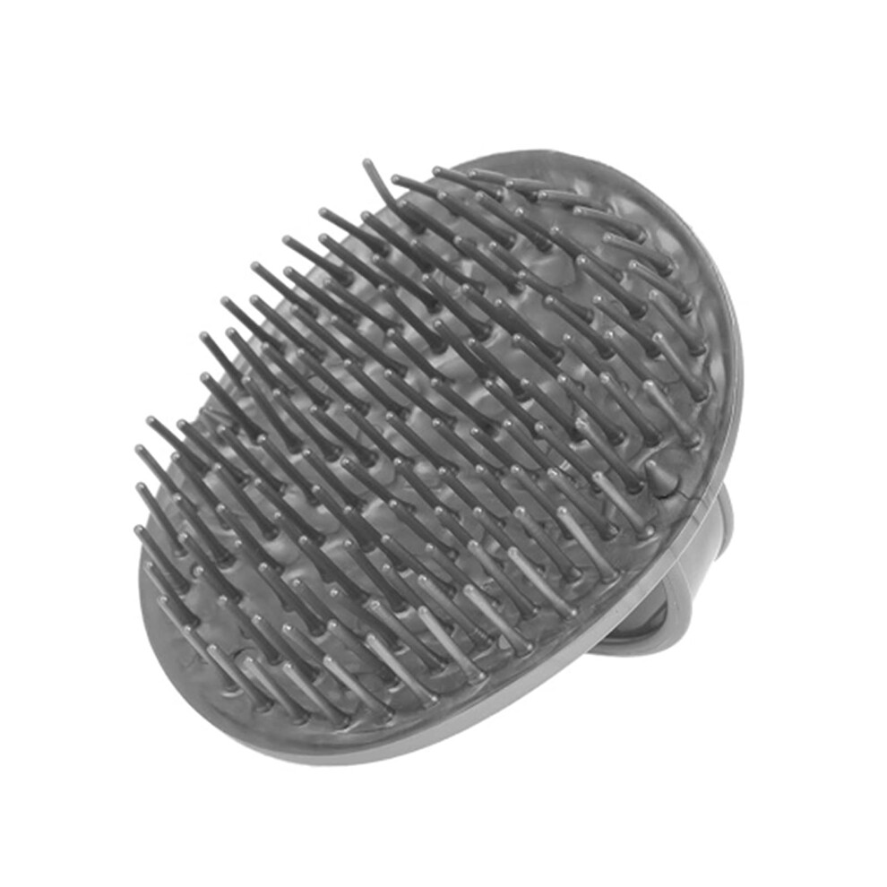 Unisex Silicone Scalp Massager Brush With Gentle Bristles For Rich Foam Shampooing And Shower Hair Care