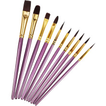 Paint Brushes, 10 Pcs Face Paint Brushes for Children Watercolor,