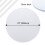 Culpitt Select 10" White Cake Boards, Round, 12mm Thick Lightweight 2