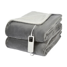 Dimplex Electric Throw Blanket - Extra Soft Fleece & Sherpa, Large 180