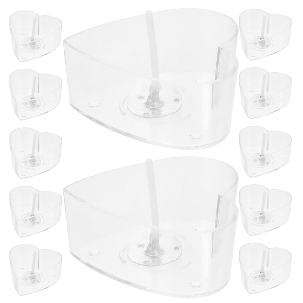 15 Sets Tealight Wick Empty Candle Jars Wax For Making Holders Accessories Wicks Soy 9482828493874