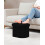 Bonlife Small Ottoman Storage Stool, Oval Folding Boucle Footstool, 2