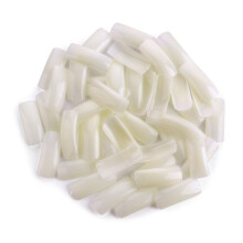 500pcs nail tips milky white false nails acrylic tips