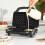 Salter Salter Double Waffle Maker – Non-Stick Dual Waffle Iron Plates, Deep 6