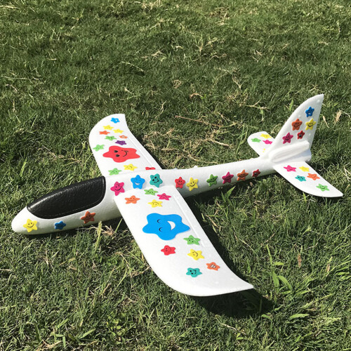 Ease Foam Airplane Game2pcs Glider DIY -maalaus ulkoilulelut 2