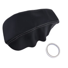 Kairuite Nissan Maximaan 2016-2019Musta nahkainen keskikonsolin kannen käsinojan suojus
