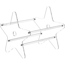CD Holder Stand - Clear Display Rack for CDs and DVDs