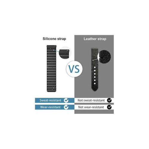 Universal Premium Urrem med Magnet Loopr - 20mm Sort 1