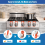 Gas Stove Knob Lock, Stove Knob Locks Proof Oven Knobs Covers Lock 5 Pack 6